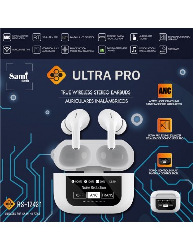 AURICULAR SAMI ULTRA PRO TWS ANC...