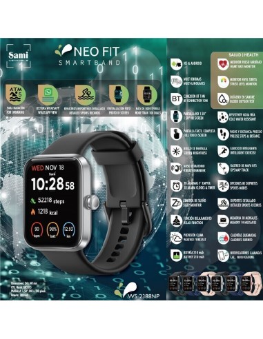 SMARTBAND SAMI ACTIVIDAD 5 ATM "NEO...