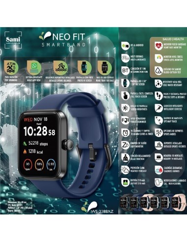 SMARTBAND SAMI ACTIVIDAD 5 ATM "NEO...