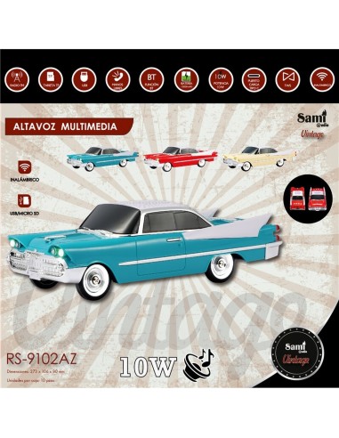 ALTAVOZ MULTIMEDIA SAMI VINTAGE COCHE...