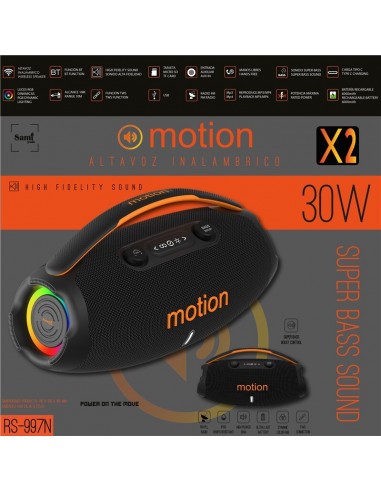 ALTAVOZ SAMI "MOTION X2" 30W XL NEGRO...