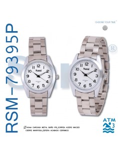 RELOJ SAMI HOMBRE METALICO...