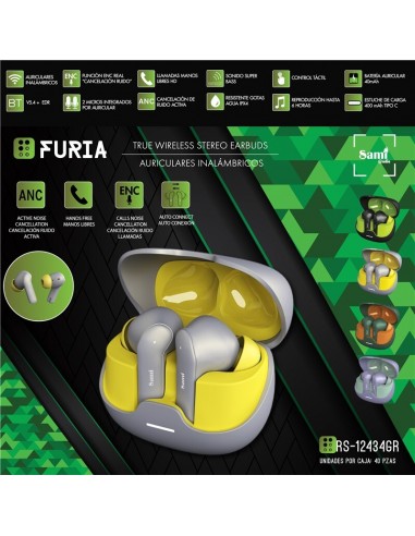 AURICULARES SAMI "FURIA" TWS...
