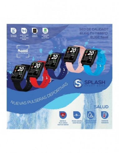 SMARTBAND SAMI WEAREABLE SPLASH AZUL...