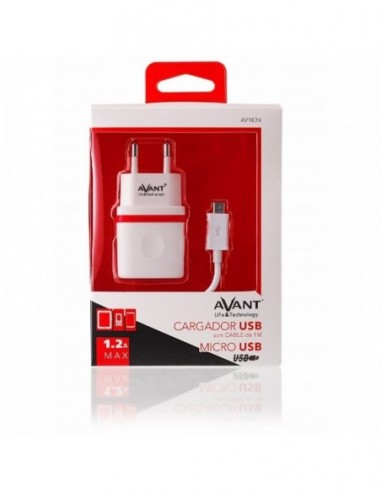Cargador avant casa+cable micro usb...