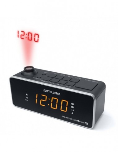 RADIO RELOJ MUSE CON PROYECTOR FM Y...