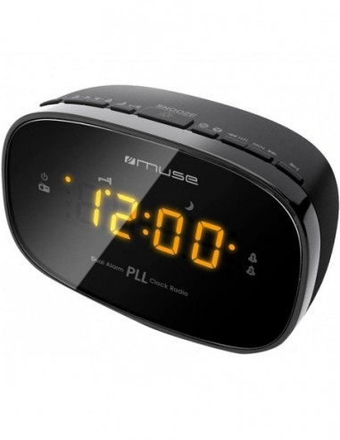 RADIO RELOJ MUSE DOBLE ALARMA M150CR-