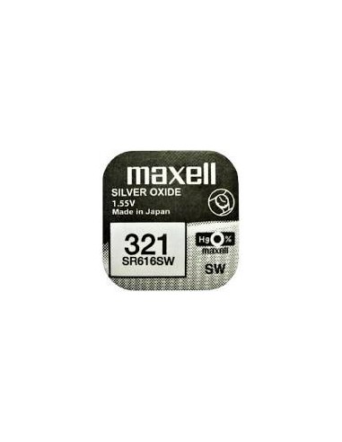 MAXELL Pila SR621sw Oxido de Plata 1.5v
