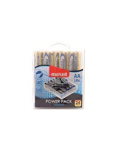MAXELL ALKALINA AA LR- 06 PACK 24...