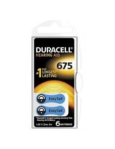 Duracell pila audifono da675-