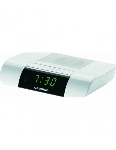 RADIO RELOJ GRUNDIG DIGITAL BLANCO...