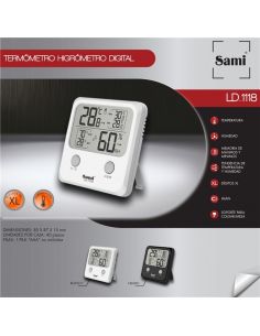 RELOJ SAMIC7TERMO /HYGRO DIGITOS XL LD-1118-