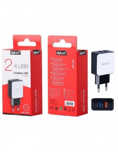 ADAPTADOR AVANT DE CORRIENTE 2USB...